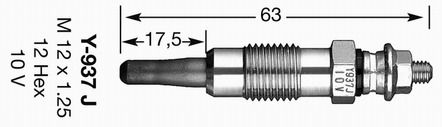 žeraviaca sviečka NGK (7503)